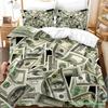 Dollars Bedding Set 3D Print Banknotes Duvet Cover Home Textiles Single Twin Full King Size With Pillowcases Dropshipping