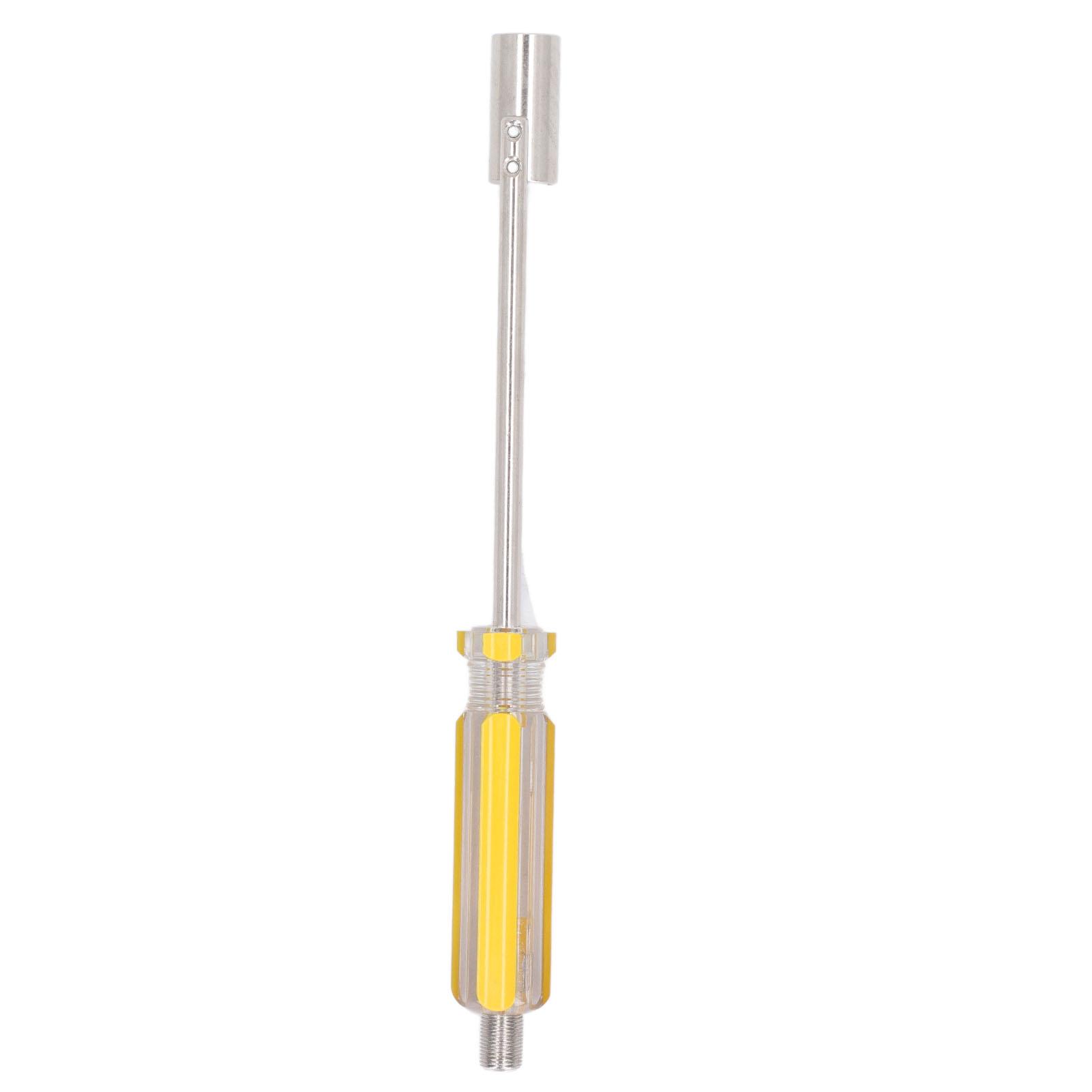 

F Head Puller Screwdriver Yellow Handle Ergonomic Robust Puller F Head Remover Tool F Head Puller Screwdriver Puller Screwdriver