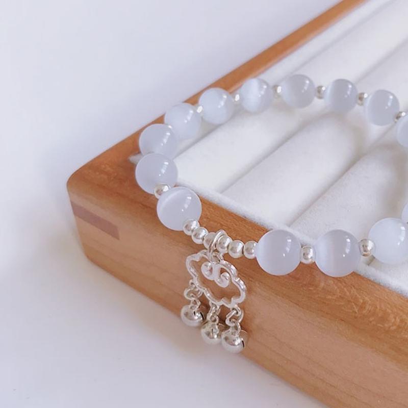 Xiangyun Moonlight Bracelet: Trendy Beaded Design for Women, Cool and Sweet, Perfect for Students and Besties.