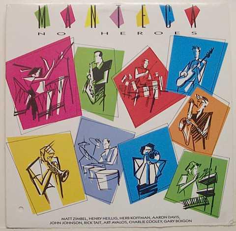 

LP Record MANTECA No Heroes DSR31027 Duke Street Rec 1988 Canada Jazz Used