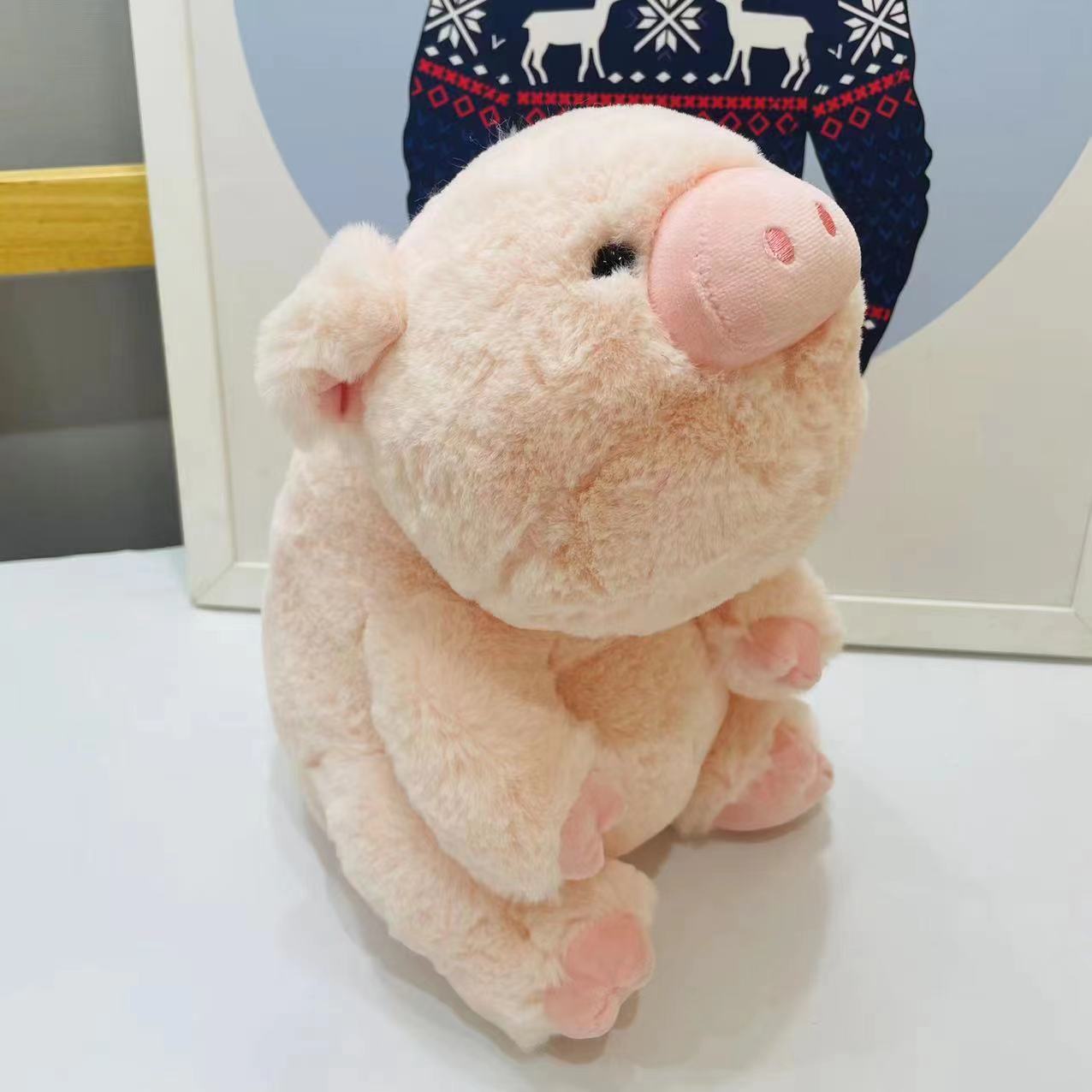 

25/35 см новый дизайн динозавр плюшевые милые свиньи мягкие игрушки животных пингвин спальная подушка кровать куклы подарки на день рождения для детей 25cm