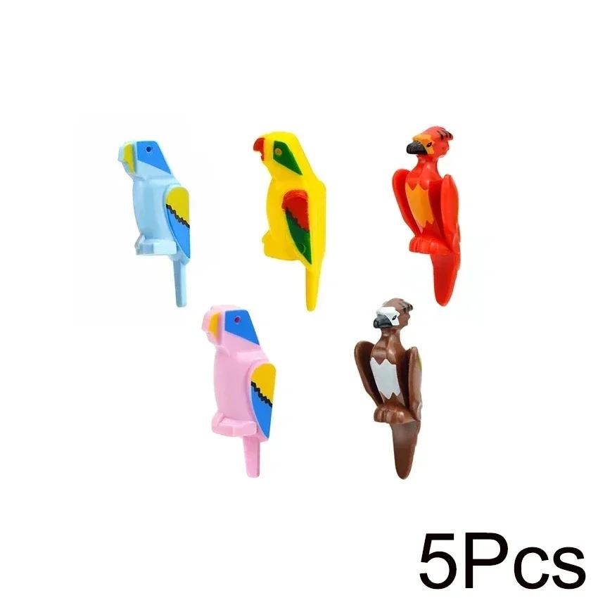 MOC Blocuri de Construcție Animale Particule Mici Scenă Tigru Oaie Rață Cal Balene Model Educațional Zoo Asamblat Cadou DIY Cărămizi Jucărie