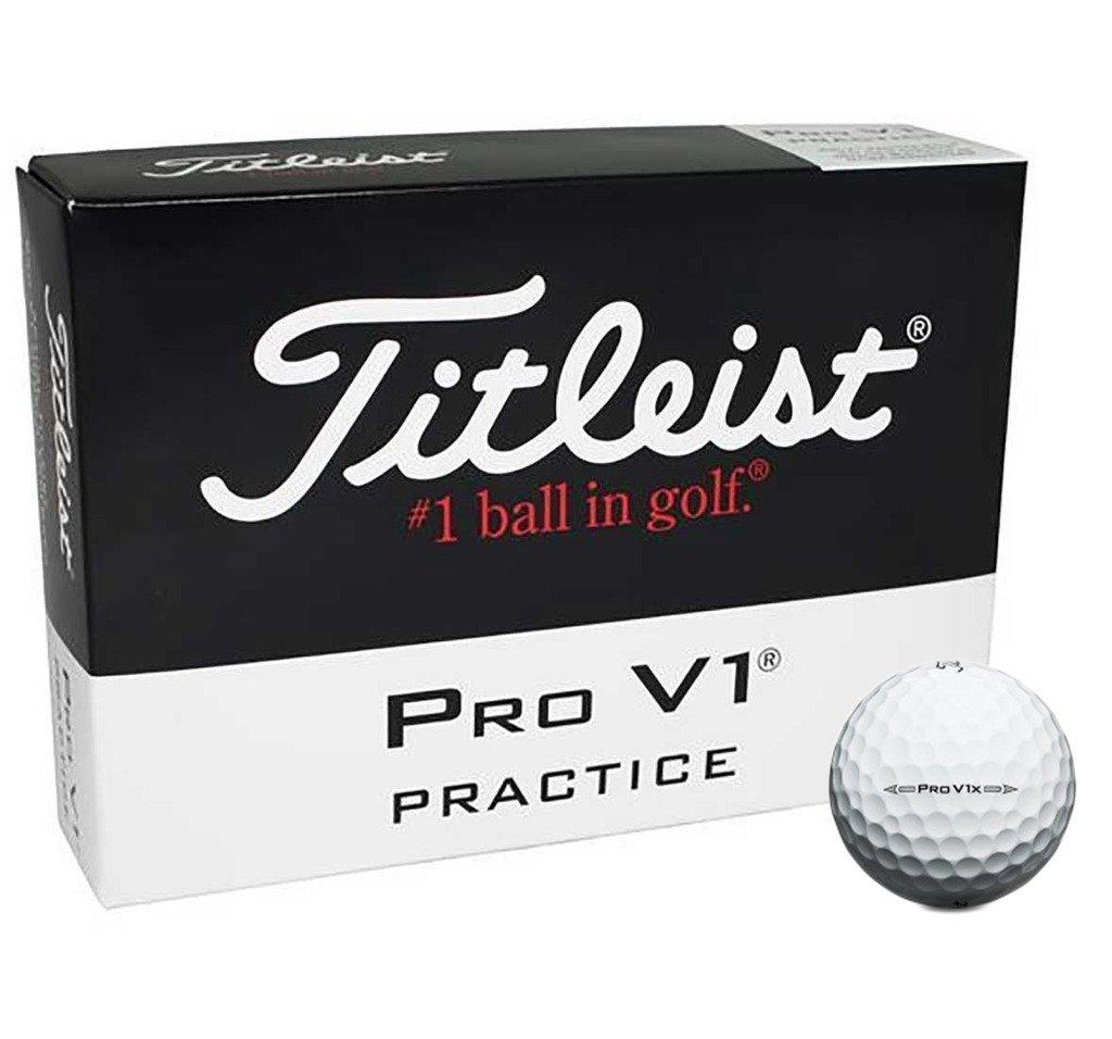 Titleist Pro V1 Practice Golf Balls, White (One Dozen)
