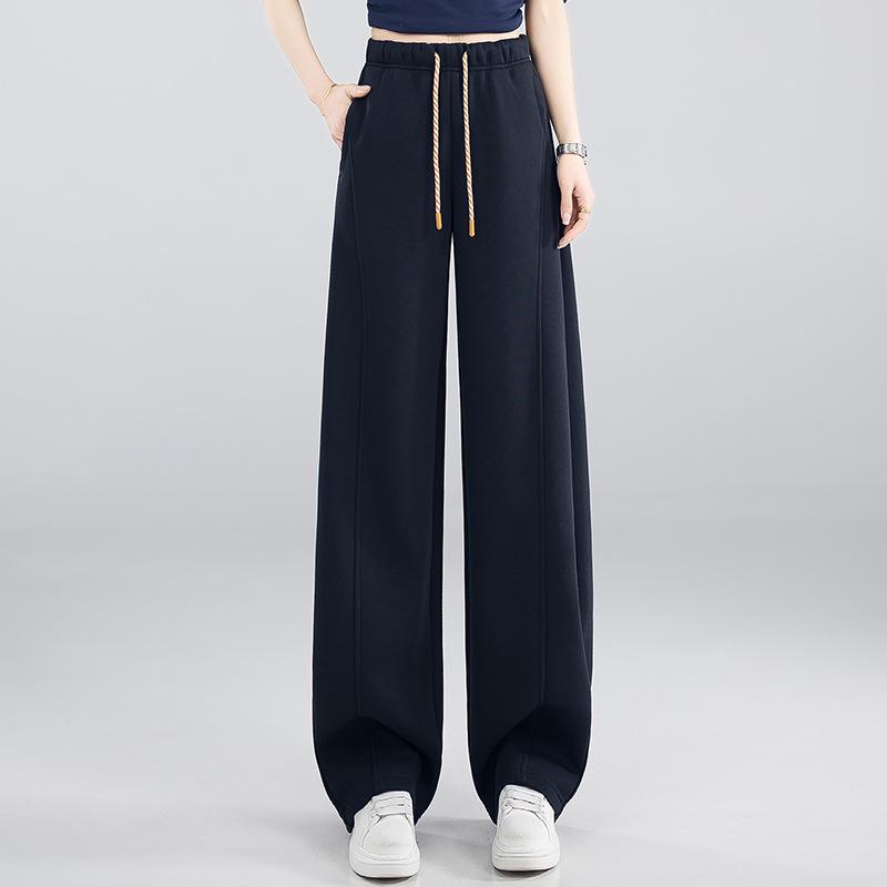 2026 Spring Women's High-Waist Wide-Leg Slimming Comfortable Casual Pants