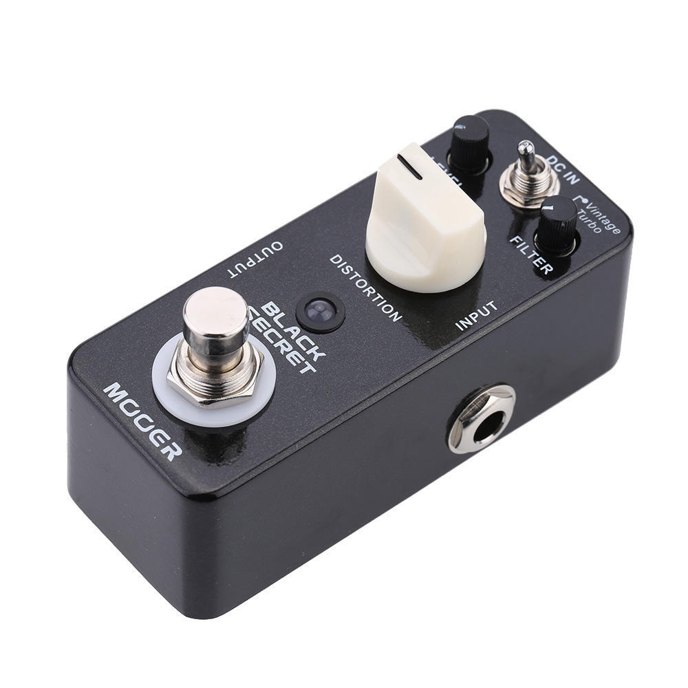 Педаль эффектов для электрогитары Mooer Black Secret Micro Mini Distortion True Bypass — фото 8