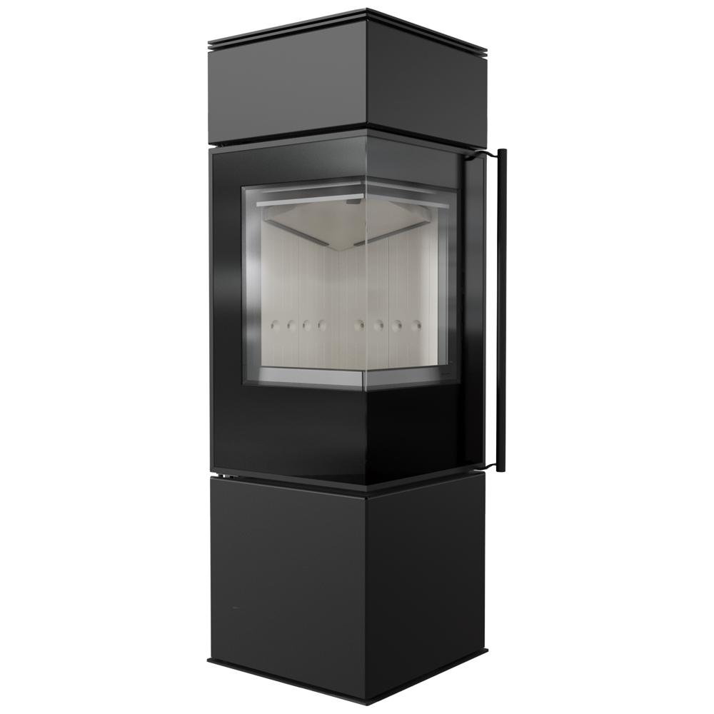 Wood burning steel stove KRATKI REN/S left Ø 150 7 kW