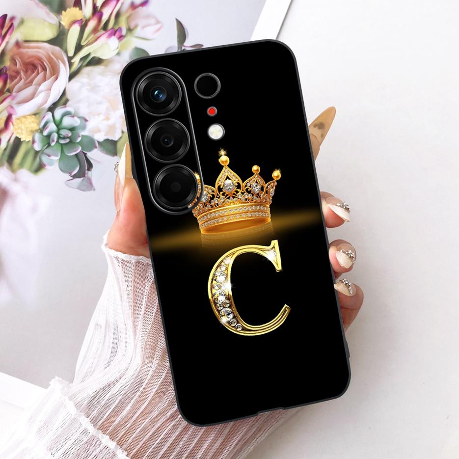 For Tecno Camon 50 4G Case CN5 Luxury Crown Letters Cover Soft TPU Phone Case For Tecno Camon 50 Pro 4G CN5c Camon50 Fundas Bags
