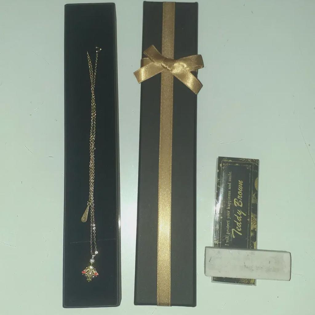 Akuneko Devil Butler Teddy Brown Necklace Butler's Christmas Gift