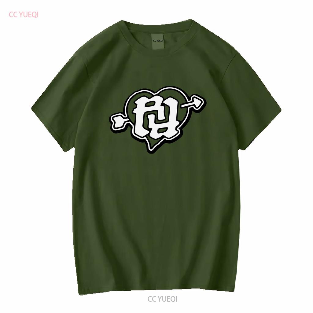 RR Heart KanKan Rapper T Shirt Really Rich Merch Summrs Autumn Long or Short Sleeves Vintage Washed Homme Fashion Slightly