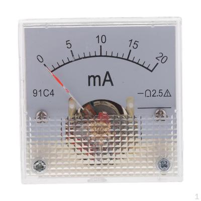 Plastic Ammeter Current Panel Meter DC Pointer