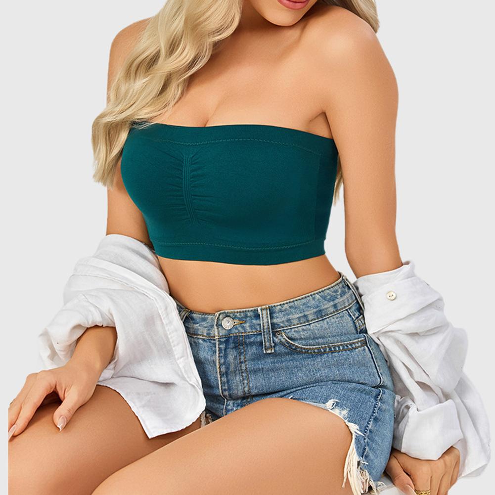 Women s Strapless Bustier Bandeau Top M