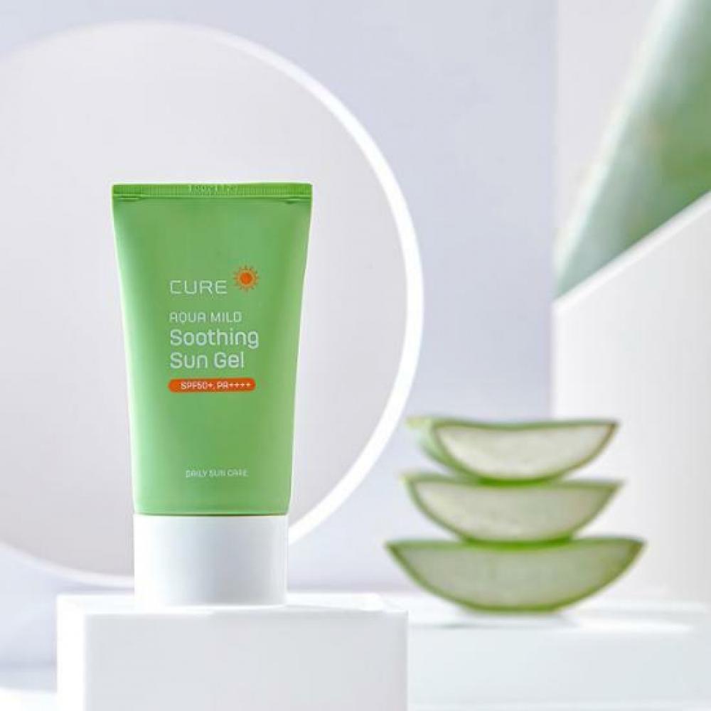 

Cure Kim Jung Moon Aloe Cure Aqua Mild Успокаивающий солнцезащитный гель 50 мл