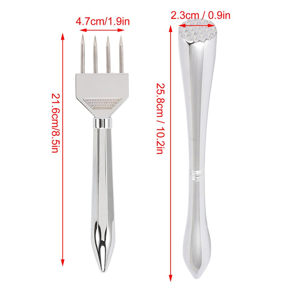 Ice Chipper Professional Manual Full Metal Food Grade Ice Crusher Stick Bartender Tools For Kitchen Bar Restaurant Bartenders