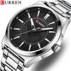 Curren 8407 Men's Quartz Business Watch with Steel Band