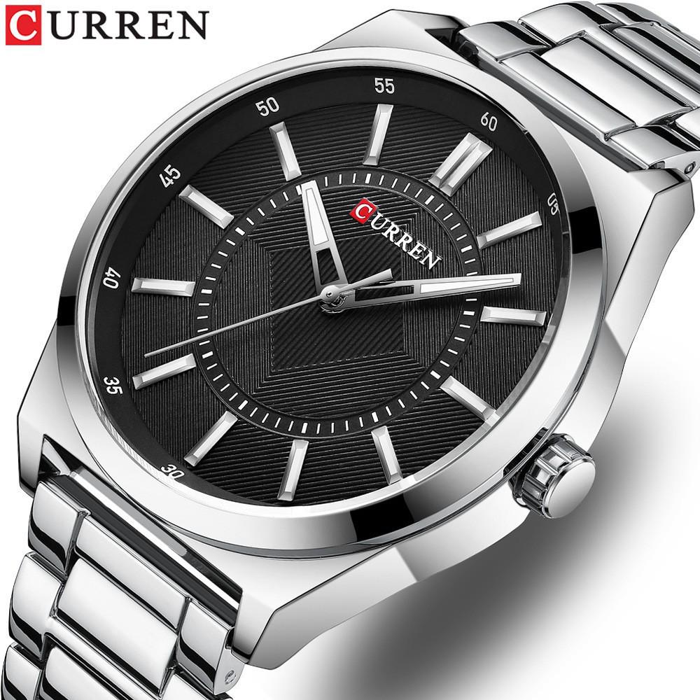 Curren 8407 Men's Quartz Business Watch with Steel Band