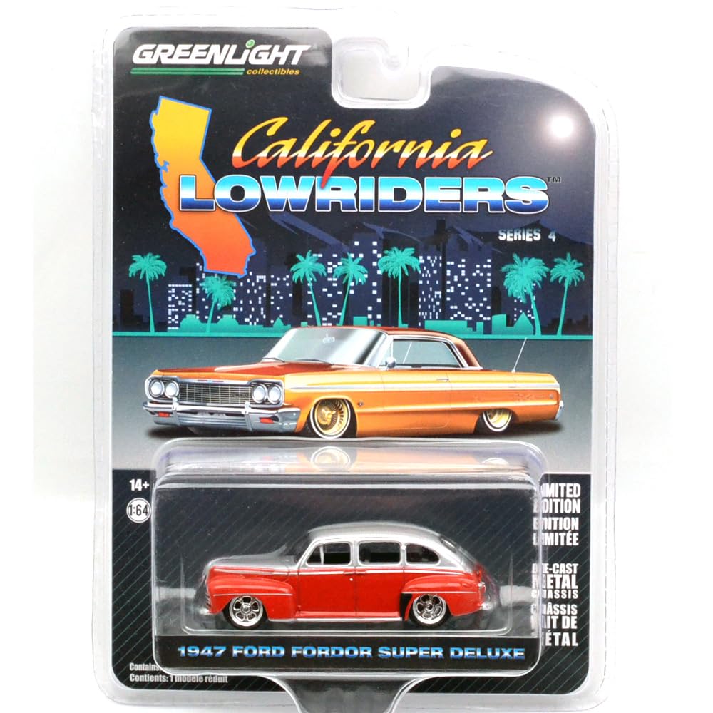 GREENLIGHT 164 Scale California Lowriders Series 4-1947 Ford Super Deluxe 63050-A