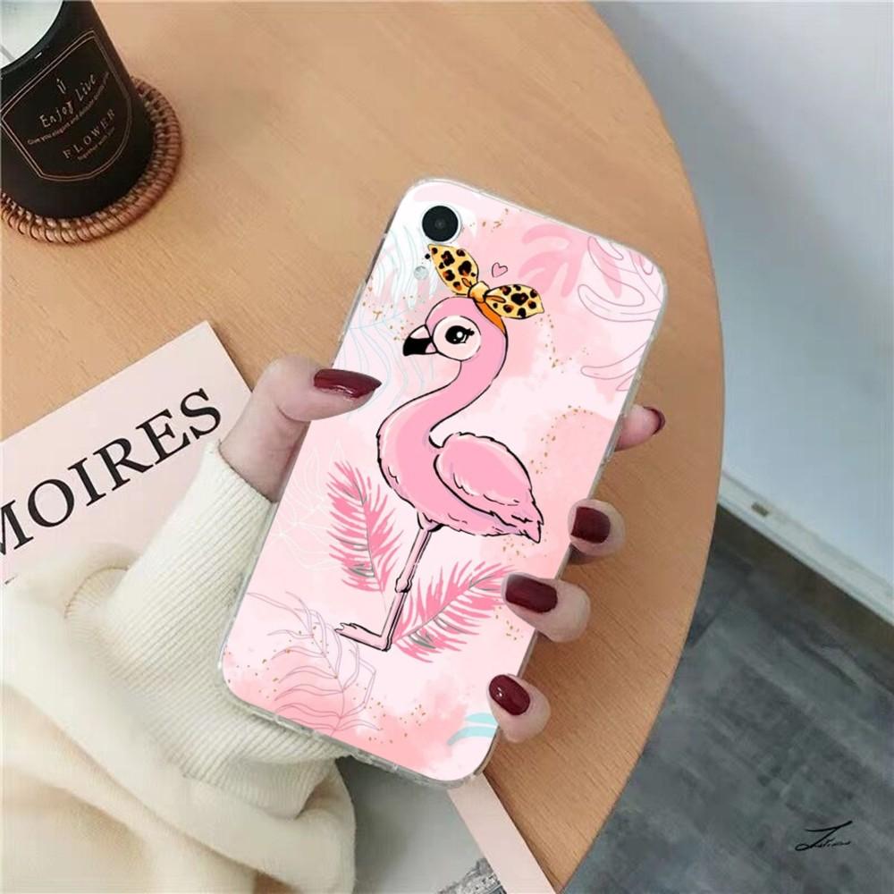 Fashion Flamingo Phone Case For IPhone 15 8 7 6 6S Plus X SE 2020 XR XS 14 11 12 13 Mini Pro Max Mobile Case