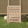 VidaXL Compost Bin 82.5x82.5x99.5 Cm Solid Pine Wood 823815