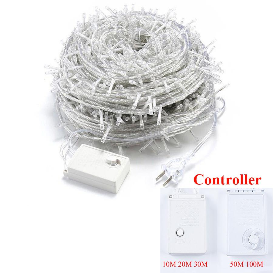 High Density 2000/4000 LED Christmas Garland Light Outdoor Wedding Party Fairy Light Waterproof Christmas Tree String Light