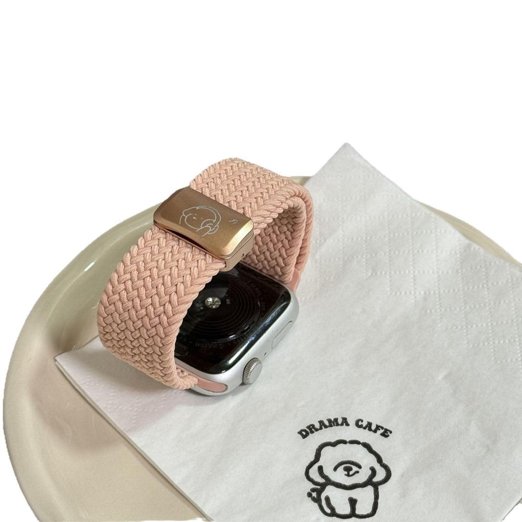 Geflochtenes Music Puppy-Uhrenarmband für die Apple Watch Series 5–9 und SE