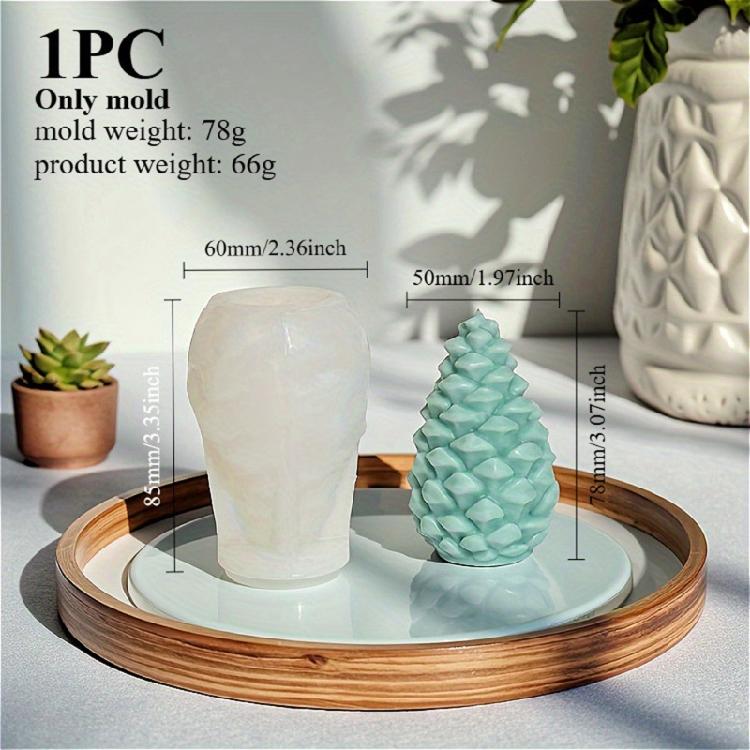 Christmas Tree Pinecone Silicone Candle Mold Heat Resistant Baking Mould For Making Candle Soap Holiday Decoration