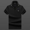 Luxury Brand Quality Men's Polo Shirt Exquisite Bee Embroid Short Sleeve Summer Lapel T-Shirt Business Casual Trend Menswea Top