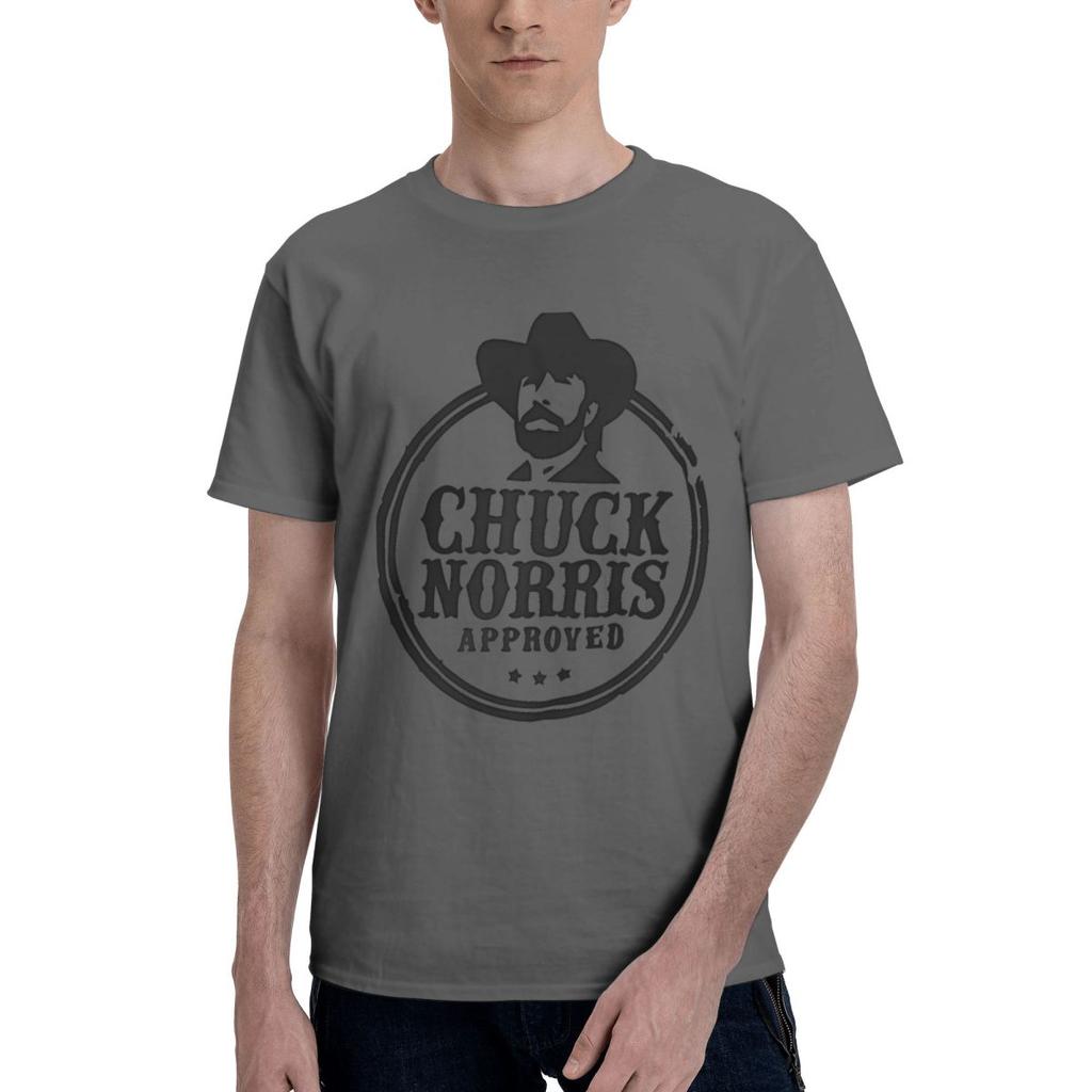 Chuck Norris Approved 100 Cotton Casual Breathable Confortable Men Top Short Sleeve TShirt Men Clothes