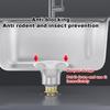 2Pcs Bathtub Shower Drain Hole Filter Trap Anti Clogging Stainless Steel Drain Hair Catcher Stopper Kitchen Bathroom Accessories