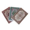 Floral Pattern Mat Playing House Mini House Decor Dollhouse Carpet Miniature Weaving Rug Floor Coverings  Accessories