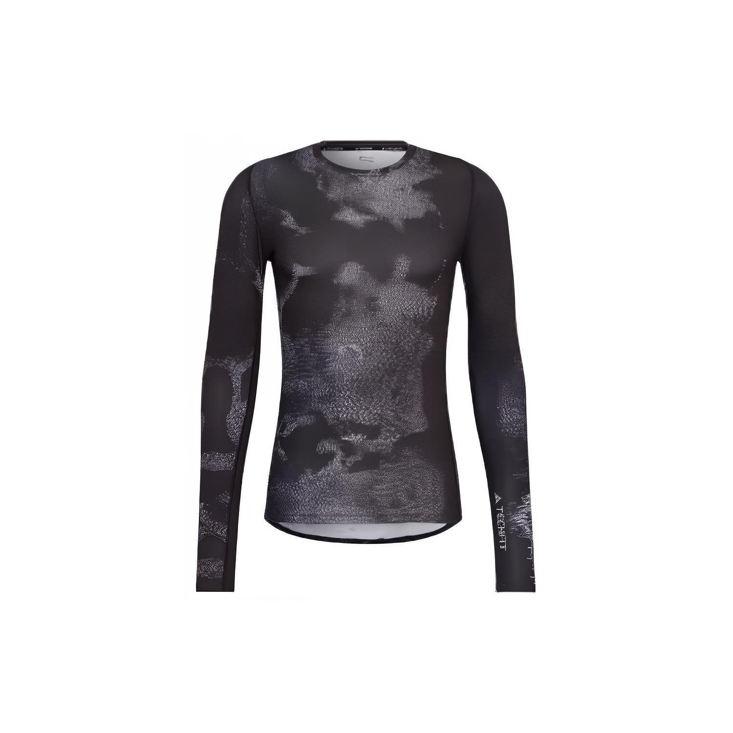 Men s adidas Logo Alphabet Printing Round Neck Pullover Sports Long Sleeves Black T-Shirt HK2332 M