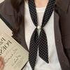 Beaded Necklace, Silk Scarf, Small Scarf, Retro Neck Decoration, High-end Women's 1116 New Spring Matching Shirt