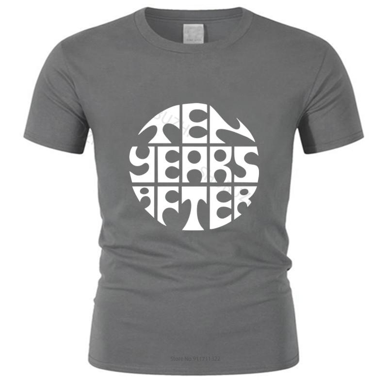 Tshirt men cotton tops New Ten Years After English Rock Band Legend Men'S Black T-Shirt new fashion tee-shirt man tee