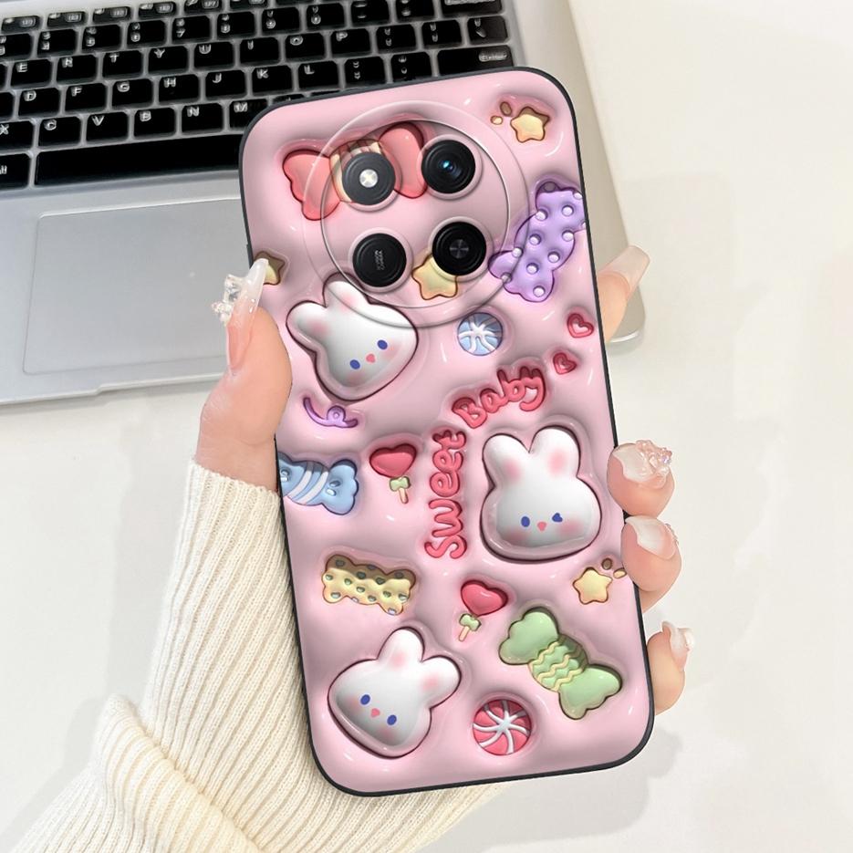 For Honor X9C Case Honor X60 Pro BRP-AN00 Cute Panda Cartoon Cover Soft TPU Phone Cass For Honor X9C HonorX60 Pro HonorX9C Shell