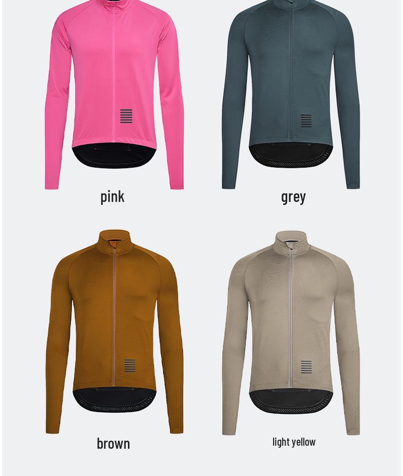 YKYWBIKE Men's Windproof Long Sleeve Mountain Cycling Jersey