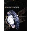 Forsining Herrenmode Freizeit Kalender Tourbillon Automatische Mechanische Uhr