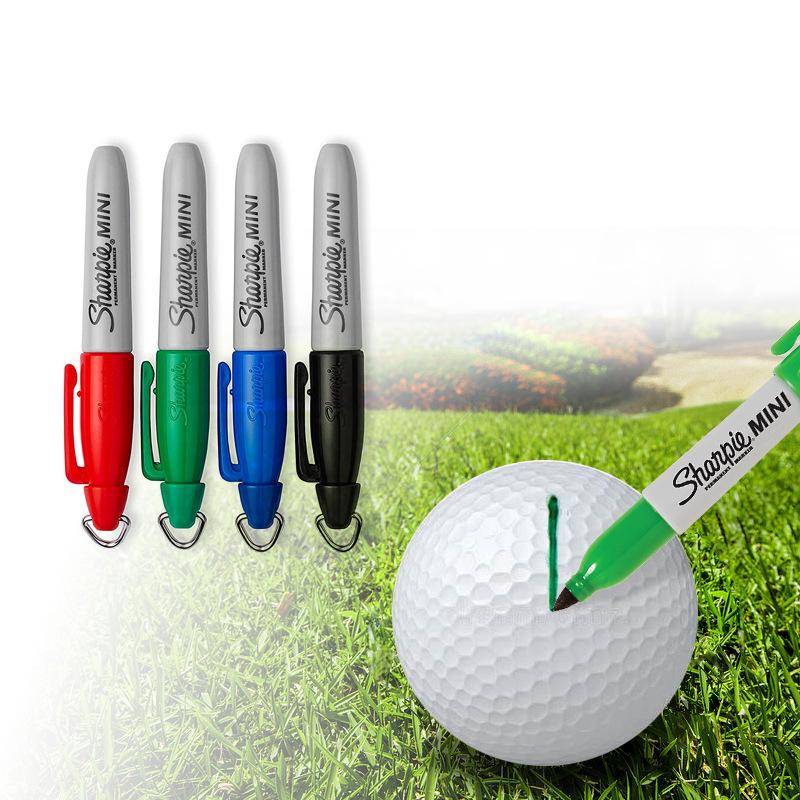 Sanfu Sharpie Mini Oil-Based Waterproof Golf Ball Marker with Hook