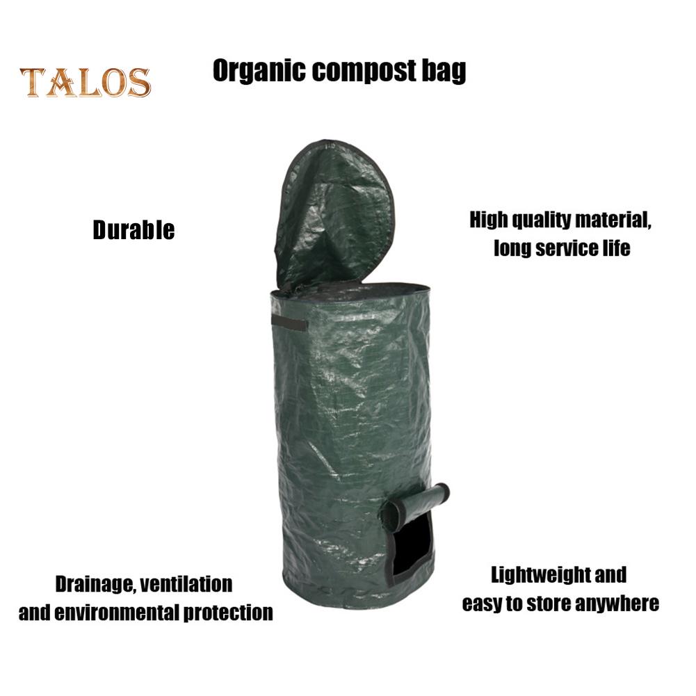 Yard Kitchen Compost Garden Garden Fruit Ferment Waste Bag Disposal Collector Trash Can