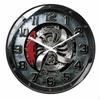 Car Wheel Hub Clock Noiseless Mechanism Brake Disc Wall 3D Decorative Piece Decor for Men,