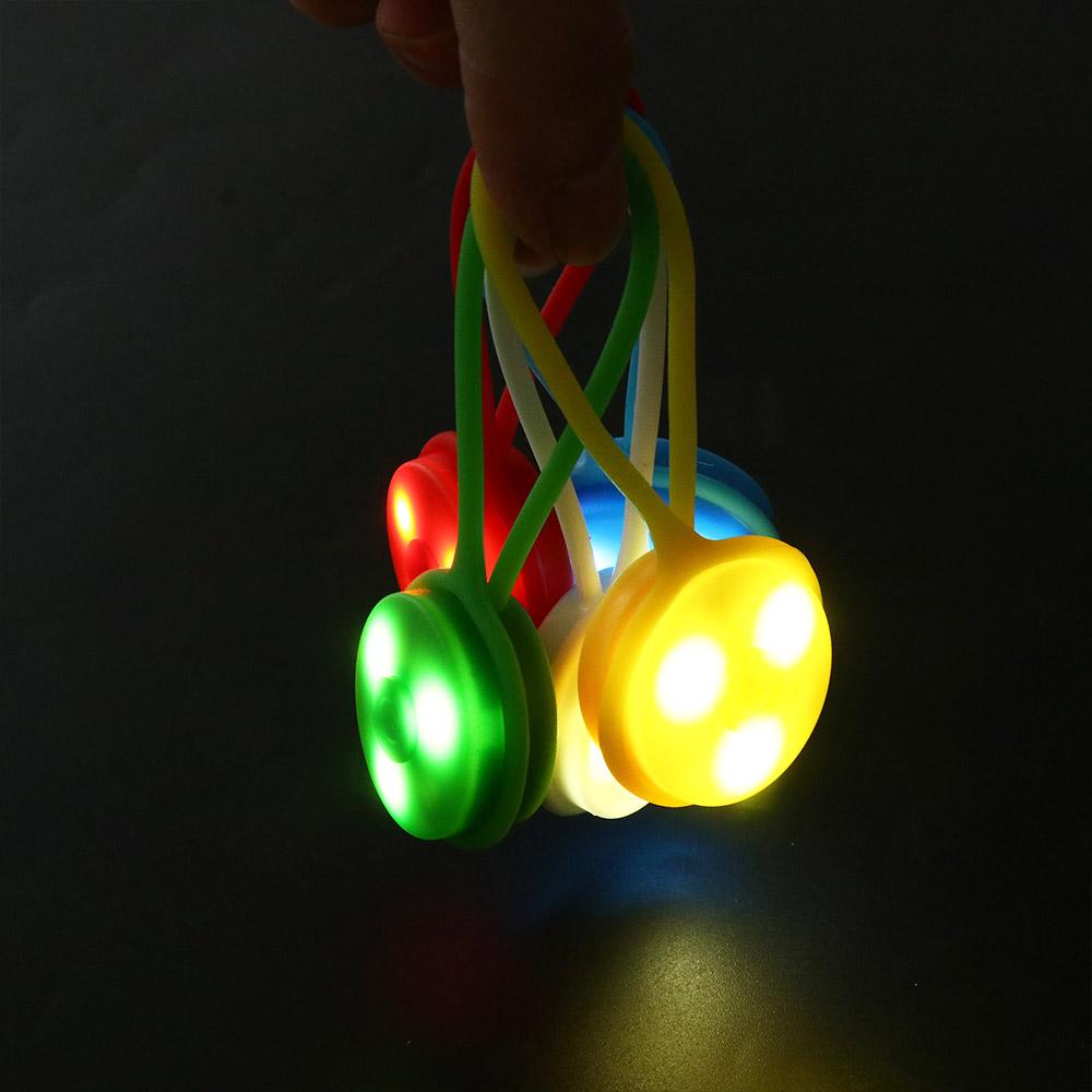 Light Night Riding Silicone Bike Rear Light Bicycle Light LED Backpack Light Bike Warning Light
