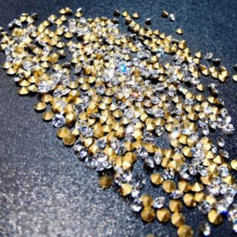 Multi-size Crystal Nail Rhinestones Flat Bottom Crystal Clear Diamond Gems DIY Nail Art Decorations Strass Stones