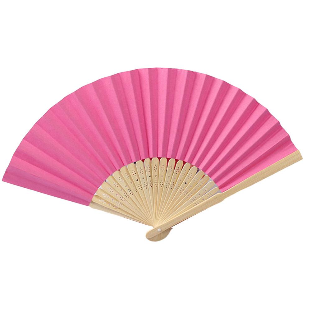 Unique 7Inch Folding Fan Handmade Chinese Style Paper Fan for Weddings Parties and Events Easy To Carry and Elegant