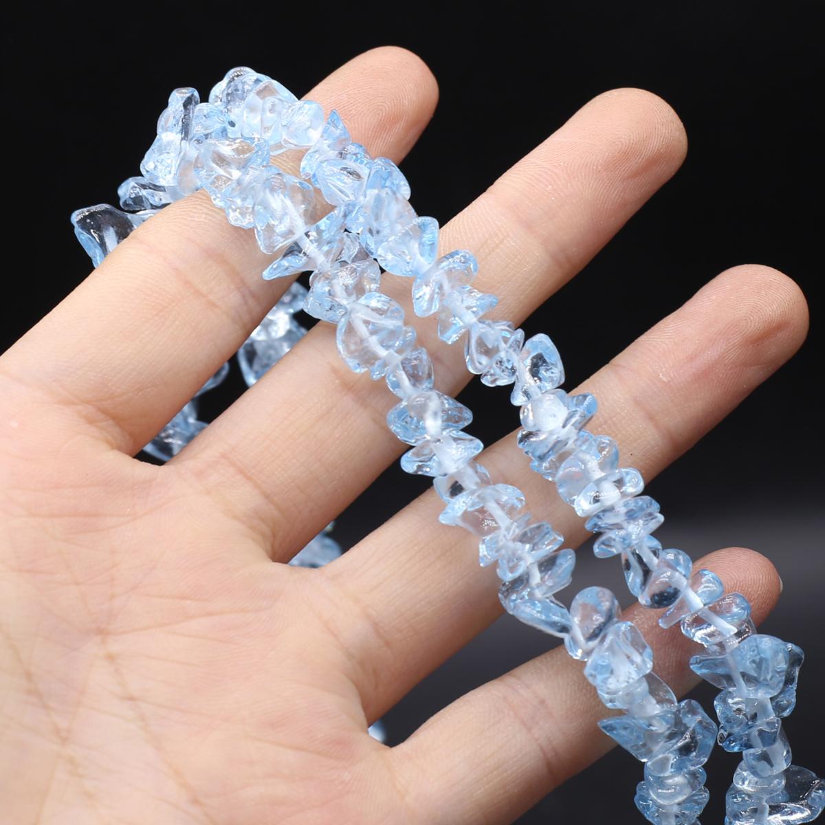 

Бусины из натурального камня, добавляющие цвет, гравийные бусины для изготовления ювелирных изделий, ожерелье, серьги, браслет, аксессуар, длина 80 см 7mm