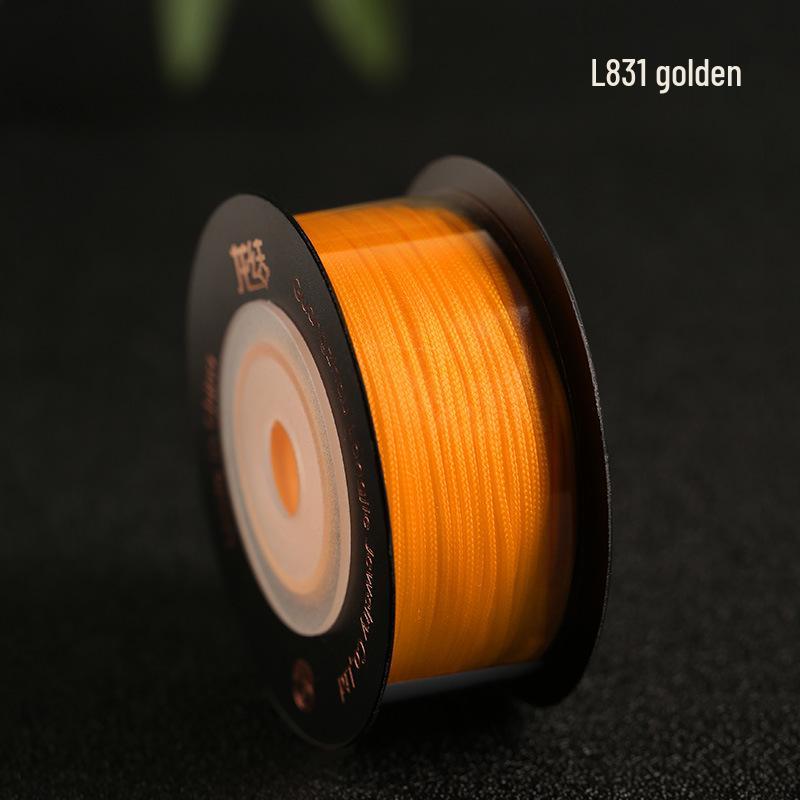 Dragon Knot High-A Jade Thread: Eco-friendly, Colorfast Jewelry Weaving Cord, 79 Colors, Handmade DIY Bracelet Material.