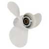 Strong 3 Blade 11 1/4 Inch Diameter 14G Marine Propeller Designed For 30HP To 60HP Outboard Engines