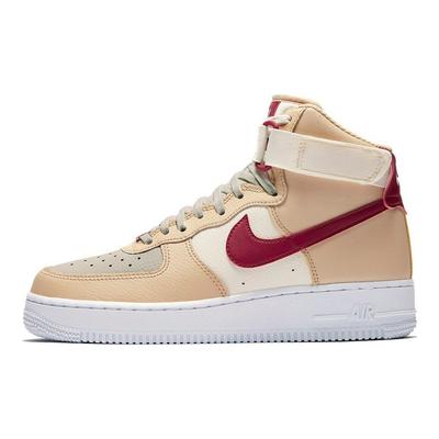 Air Force 1 High Mars Yard Women Sneakers White White-Onyx Noble-Red 334031-200