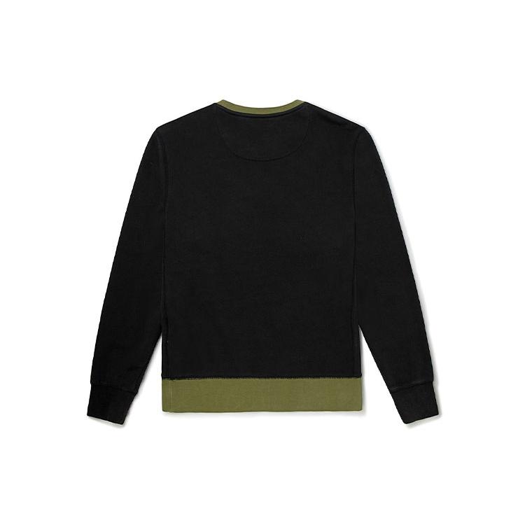 Vans NIGEL CABOURN Sweatshirts Unisex Black Crew Neck Moderate Regular VN0A4VLWH9H