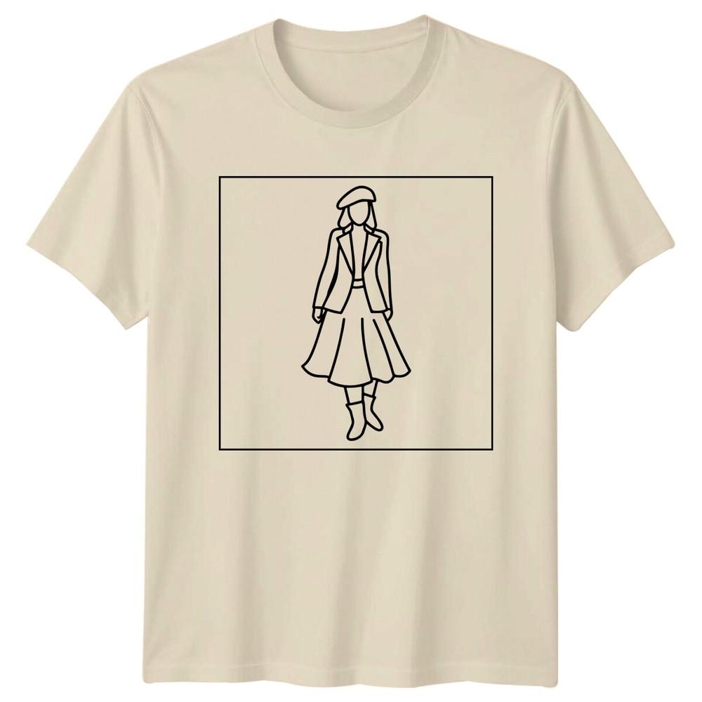 Fashion Figure Unisexs TShirt Ladies Tee Graphic Unisex Top