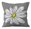 Fresh Daisy Letter Pillow Case Combination Home Sofa Pillow Cushion Cover