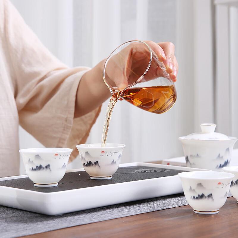 Nordic Portable Ceramic Travel Tea Set