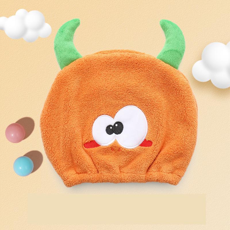 Cute Cartoon Animal Child Hair Towel Cap Drying Hat Quick-dry Microfiber Super Absorption Hair Twist Kid Bath Hat Bathroom for Daily Use
